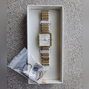 Rosefield Gold Boxy Watch
